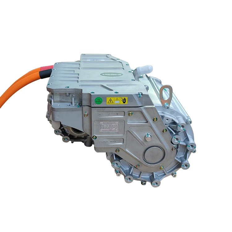SUMCONT الأكثر مبيعًا الذروة 60kw 120kw 3 في 1 محرك / تصنيف 60kw PMSM مجموعات تحويل محرك السيارة الكهربائية