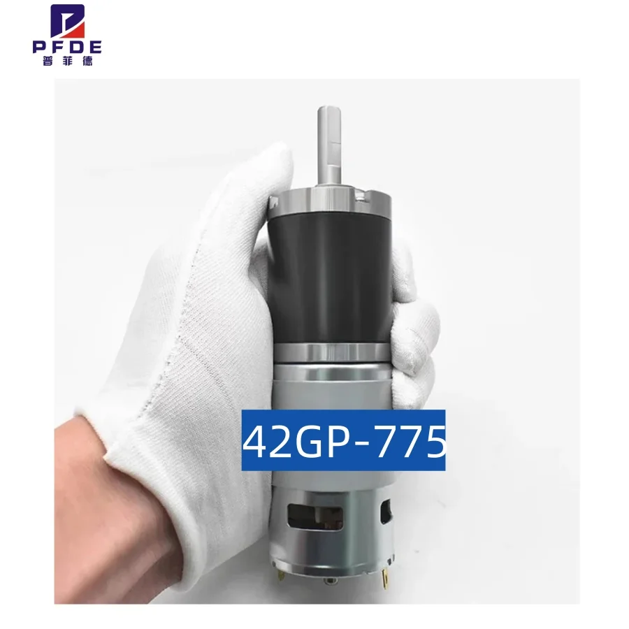 42GP-775 12v24v تيار مستمر المخفض المحرك الكواكب والعتاد عالية الطاقة عزم دوران عالي مايكرو سرعة تنظيم محرك منخفض السرعة D محور 8 مللي متر/10 مللي متر