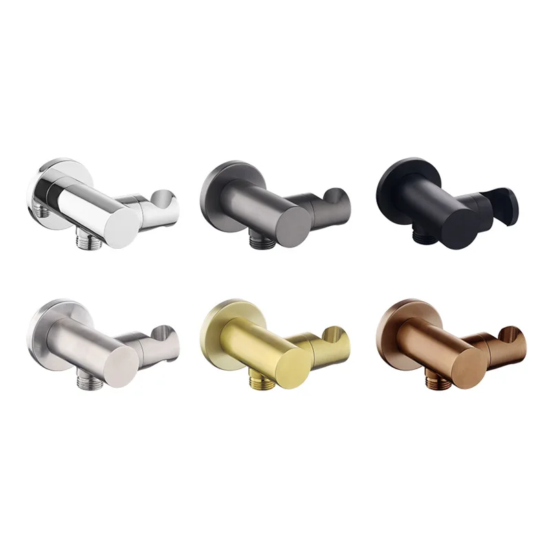 All Colour Round Brass Shower head Holder with Mixed water outlet Wall Mounted High Quality Shower faucet accessories