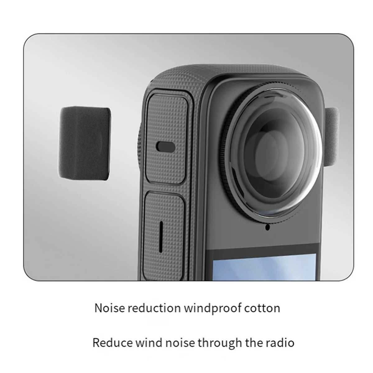 Ветрозащитный губчатый чехол для экшн-камеры X4 X3/X2