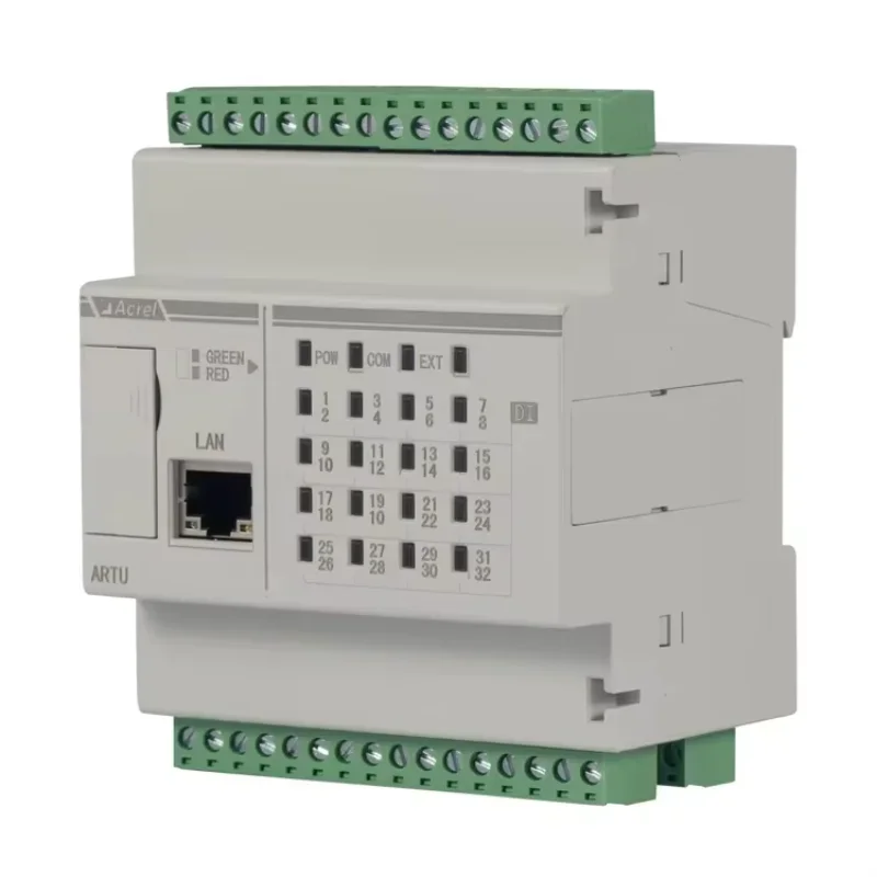 Terminal remoto ARTU100-K16/CE con protocolo Modbus-RTU de 2 caminos, varias funciones de transferencia de datos, puertos 16DI