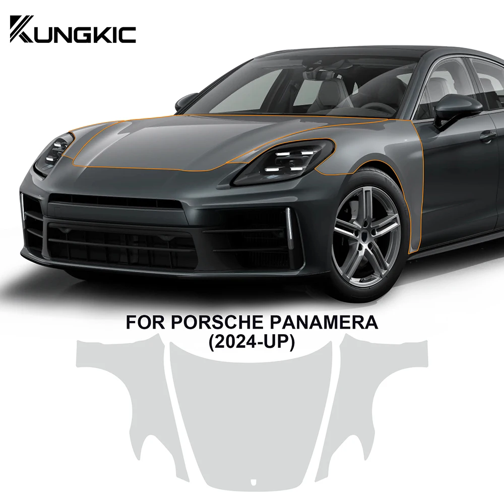 

for Porsche Panamera Base 2024-UP Car Paint Protection Film PPF Pre-cut Transparent Body Sticker Anti-scratch 8.5mil