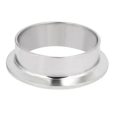 

304 Stainless Steel 63mm OD Sanitary Pipe Weld on Ferrule Fits 2.5" Tri Clamp