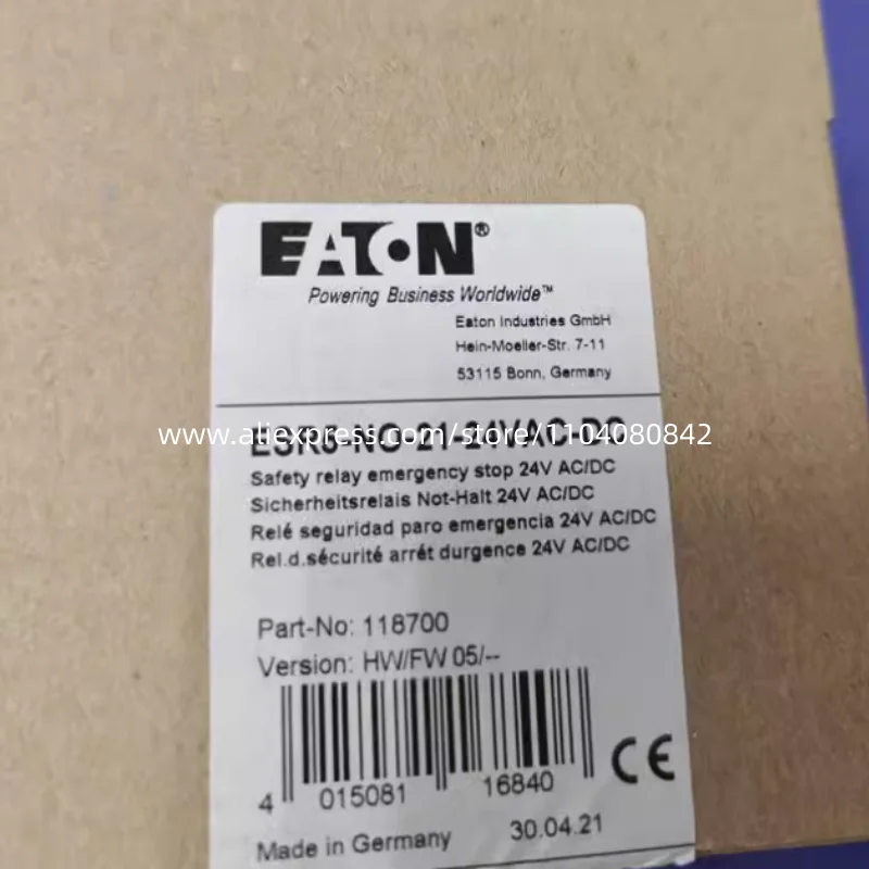 New original EATON safety relay ESR5-NO-21-24VAC-DC