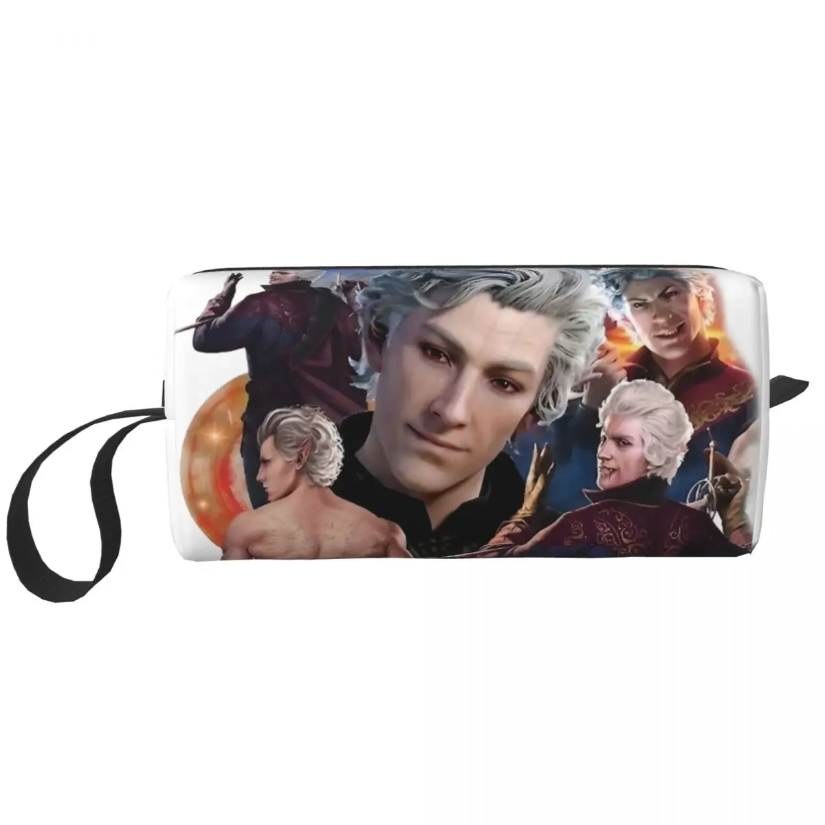 

Astarion Baldur's Gate Makeup Bag Pouch Game Cosmetic Bag Travel Toiletry Small Makeup Pouch Storage Purse Men Women