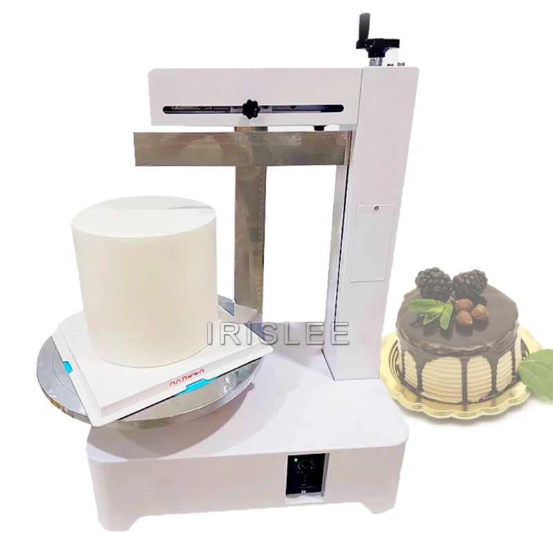 4-16inch Birthday Cake Spreading Machine Cake Butter Cream Spreading Filling Coating Machine Round Cake Smoothing Machine