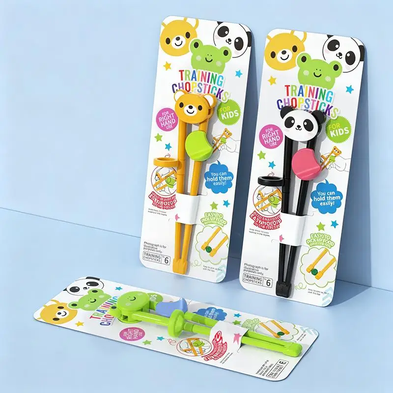 Cute Animal Learning Chopsticks For Children Cartoon Food Grade Training Chopsticks Kids Tableware