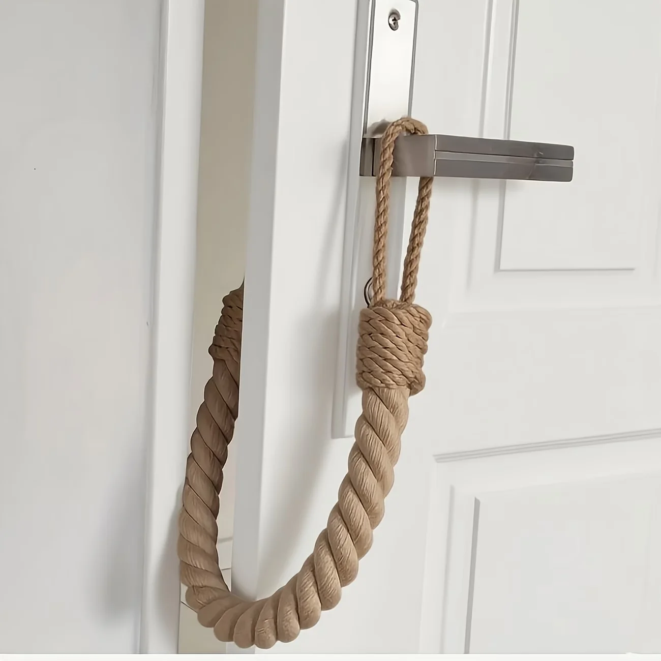 1 PC Retro Rope Only Door Stopper Accessory, for Floor & Wall Protection, Elegant Home & Office Use, Tool‑Free Stylish Decor