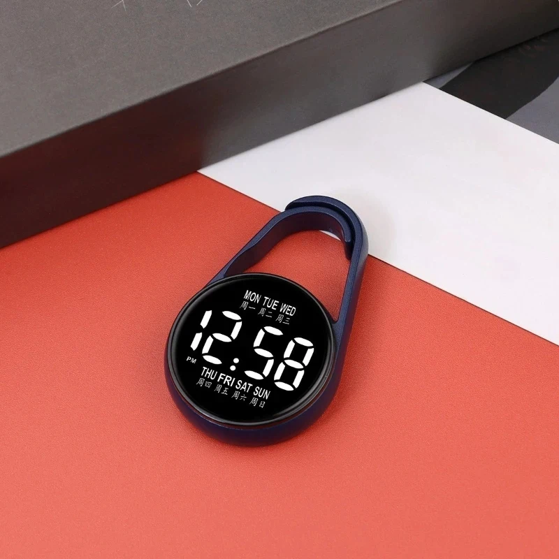 Reloj colgante electrónico LED, luz nocturna, reloj colgante electrónico digital, reloj de bolsillo
