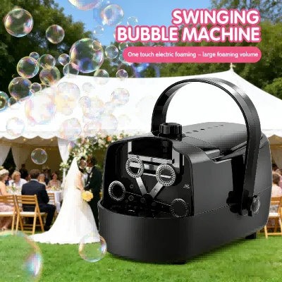 Automatic Portable Bubble Machine Remote-Control Battery Model Plug-in & Cordless Perfect for Weddings Parties And Stages