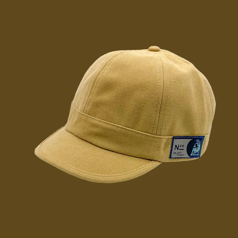 Czapki z daszkiem z krótkim rondem dla kobiet Mężczyźni Bawełniany kapelusz przeciwsłoneczny z regulowanym daszkiem Unisex Outdoor Sports Hip Hop Cap