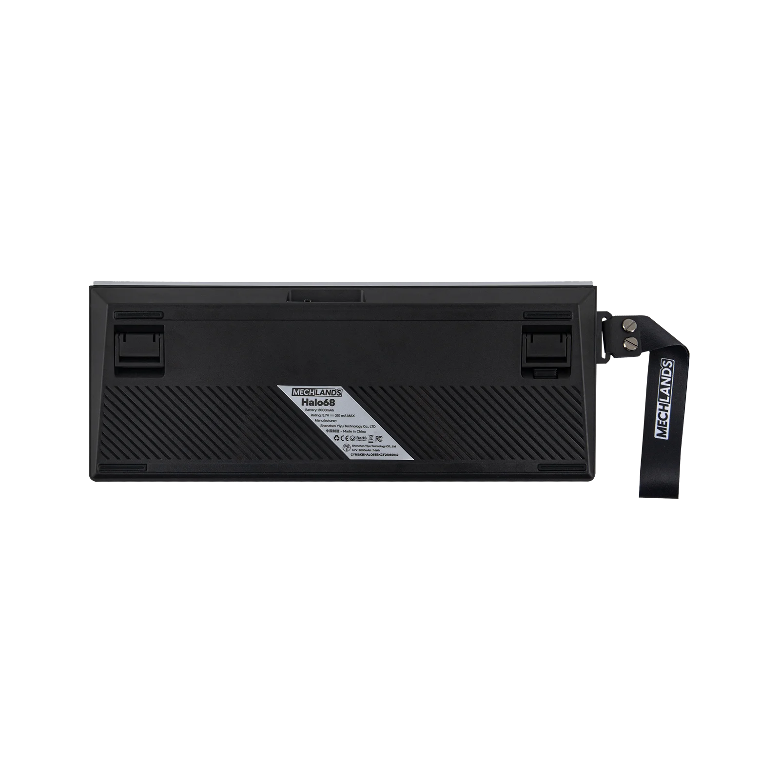 MechLands Halo68 65% ANSI US Layout Wired/BT/2.4Ghz Wireless Silent Creamy Membrane Keyboard with RGB Backlits & 2000mAh Battery