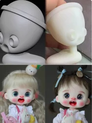 Disposable 8-point Doll Head Mold Set Handwork Ob11 Polymer Clay Craniotomy Mold Creative Character Head Contour Molding Tools