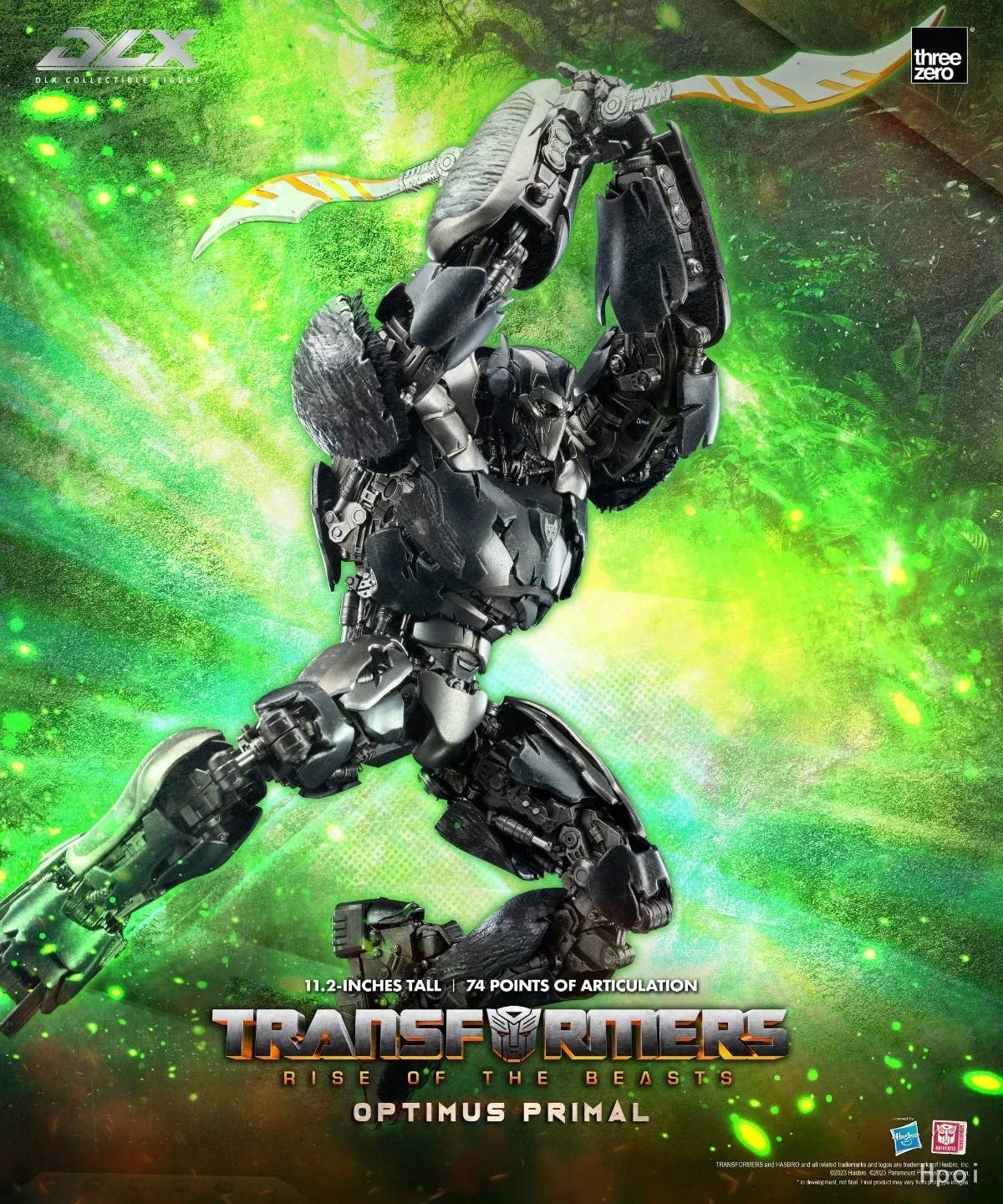 Original Threezero 3A DLX Transformers Movie 7 Optimal Optimus OPTIMUS PRIMAL Finished Action Model Toy Gift Collection