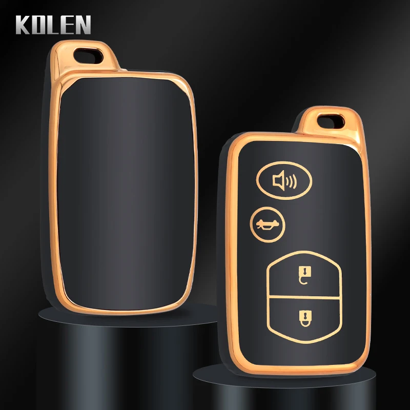 TPU Auto Fernbedienung Schlüssel Fall Abdeckung Shell Für Toyota Aqua RAV4 Land Cruiser Camry Prado Corolla Prius Protector Fob BagAccessories