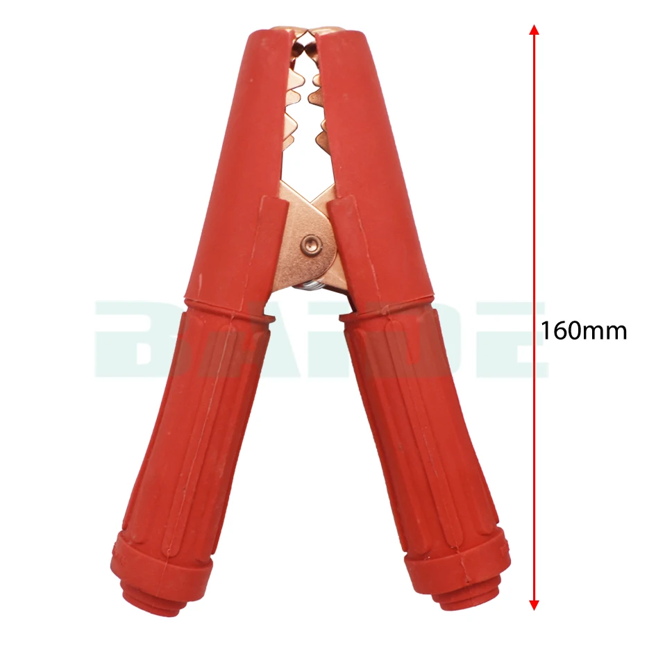 

400A Total copper alligator clip crocodile clip with boot battery clip copper clips 50set/lot