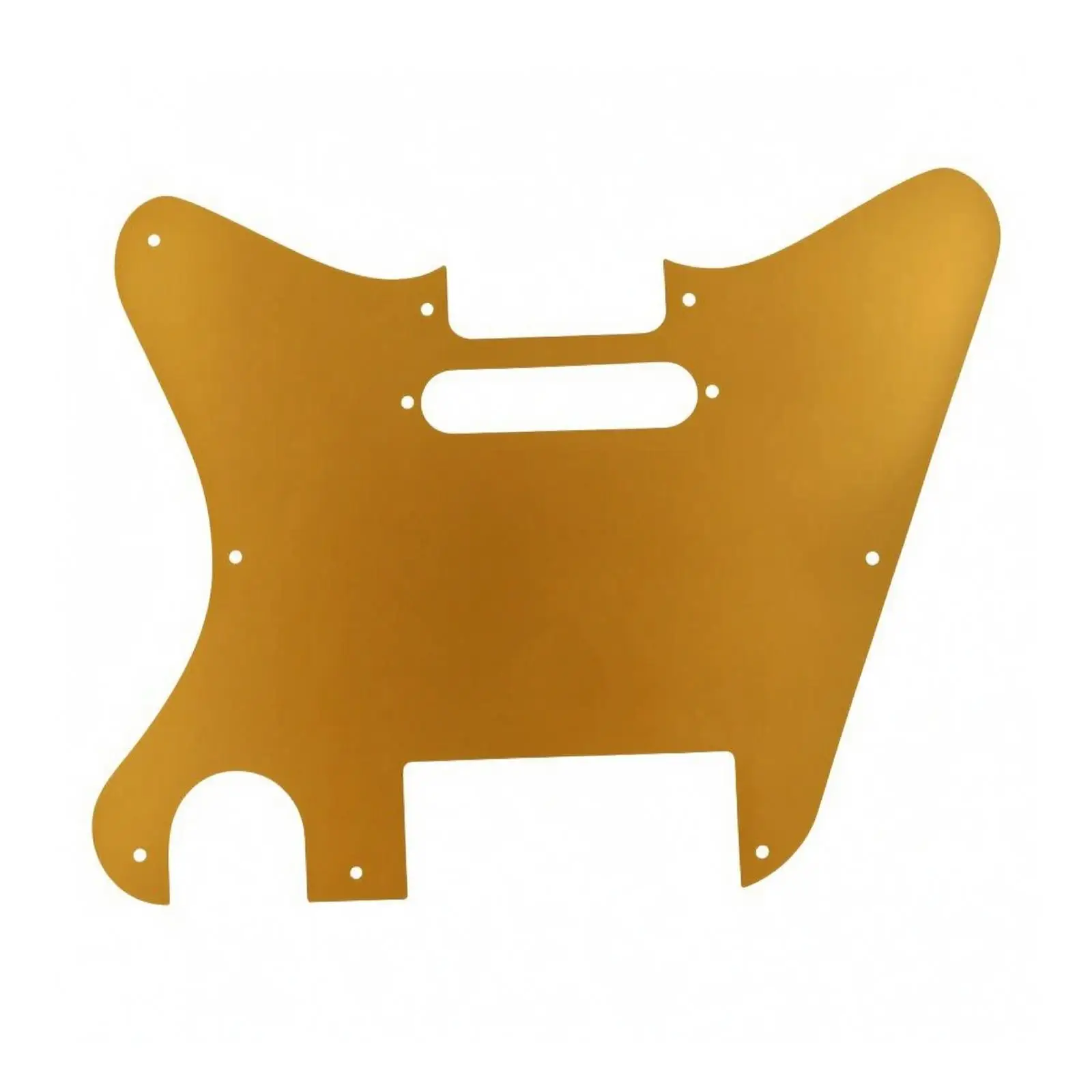 Replacement Metal Pickguard for Guitar Golden Irregular Cutout Design Electric Guitar Parts Scratch Protector