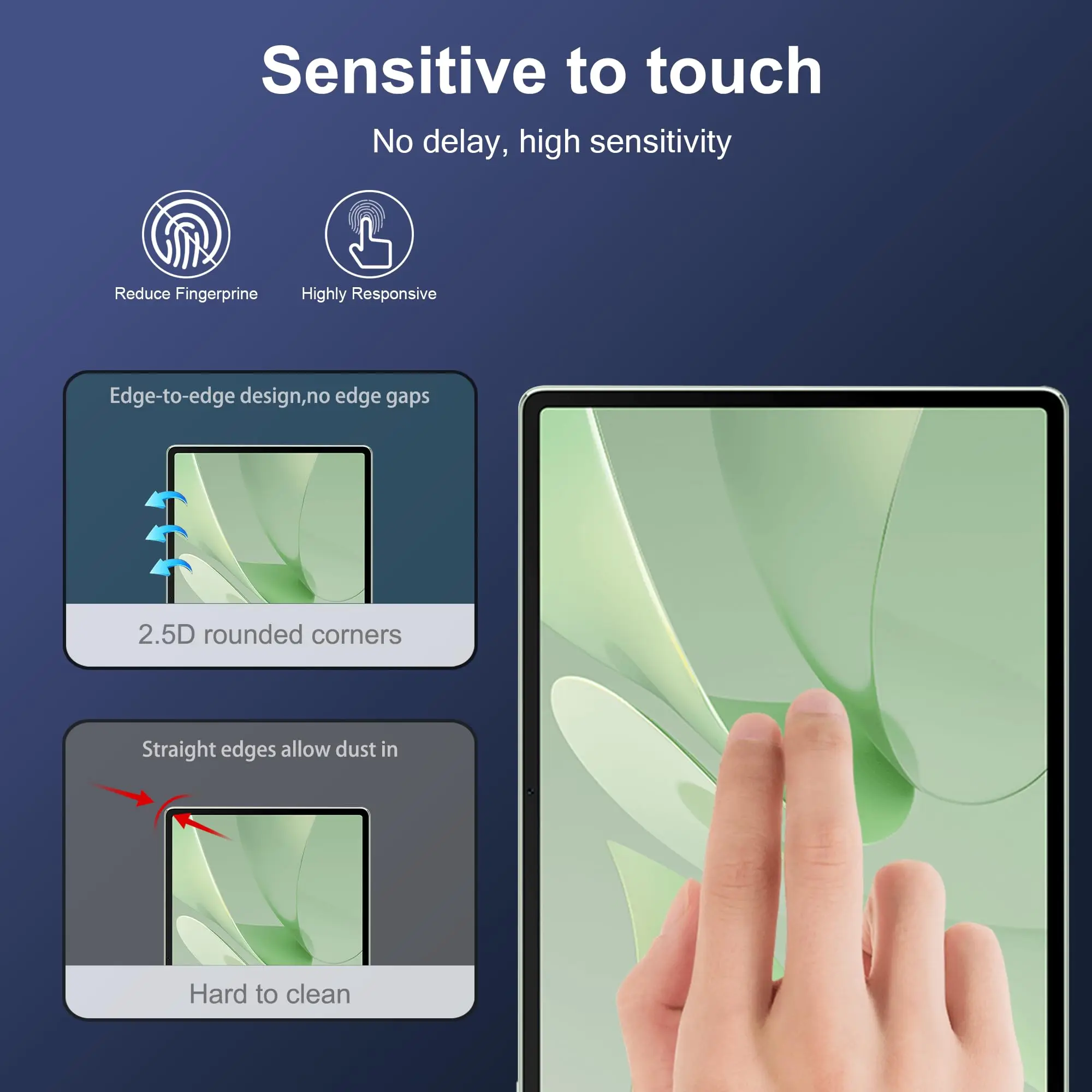 واقي شاشة لهاتف هواوي ميت باد 12X (12 بوصة) 2024 مضاد للخدش من الزجاج المقسى طبقة رقيقة واقية مضادة لبصمات الأصابع #5