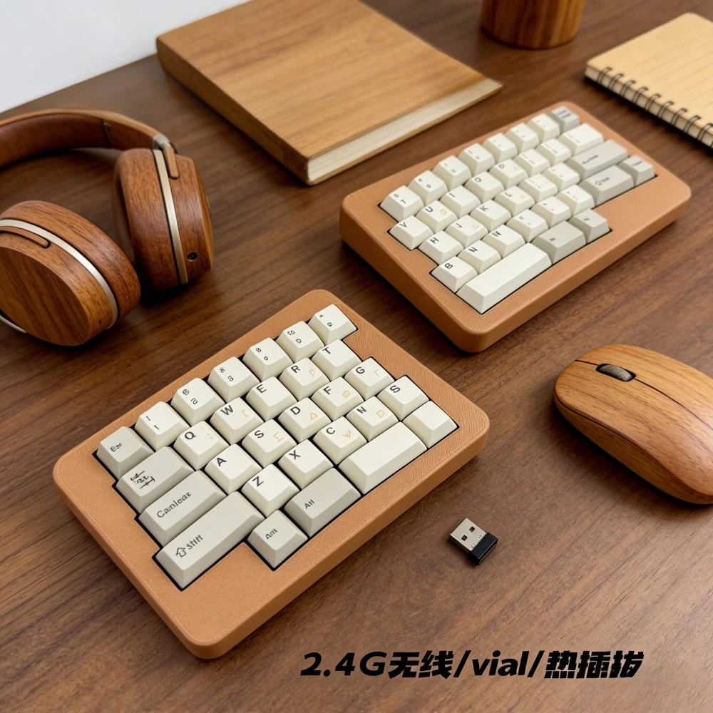 HHKB アリス スプリット 60 木製キーボード 2.4G ワイヤレス ホット