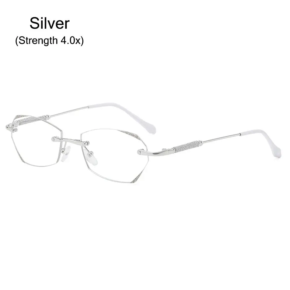 

Business Eyewear Ultralight Reading Glasses Anti Blue Light Rimless Reading Eyeglasses