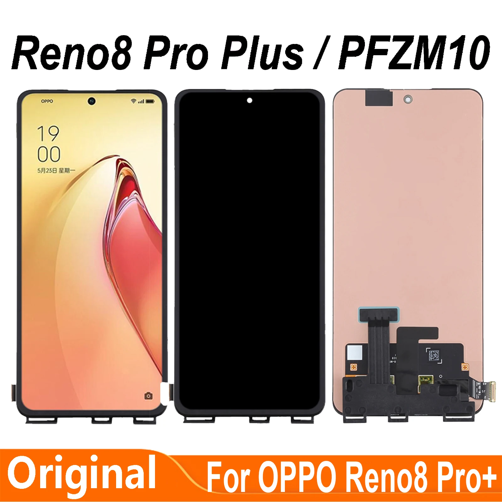 

Original For OPPO Reno8 Pro+ PFZM10 CPH2357 LCD Display Touch Screen Digitizer Assembly