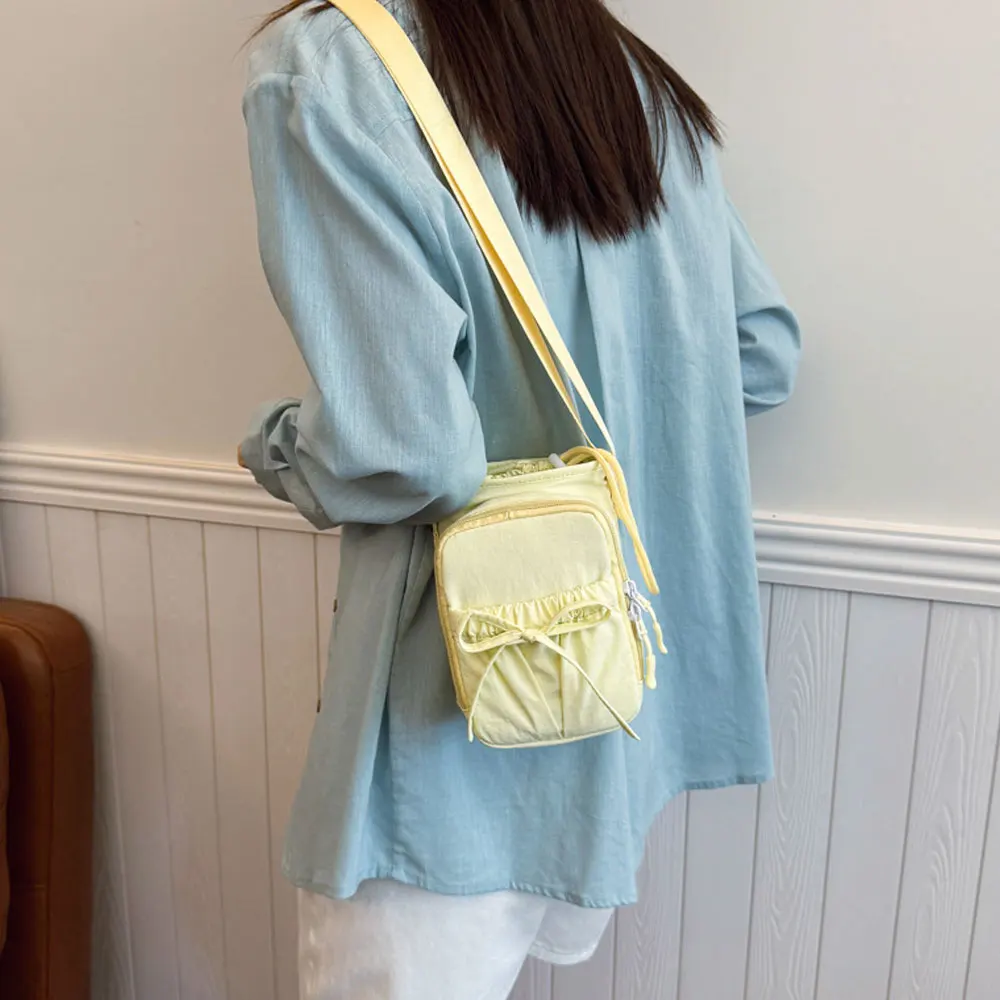 New Outdoor Lightweight Butterfly-Shaped Crossbody Bag, Waterproof Mobile Phone Bag, Insulated Water Bottle Bag, Women's Shoulder Bag view 3