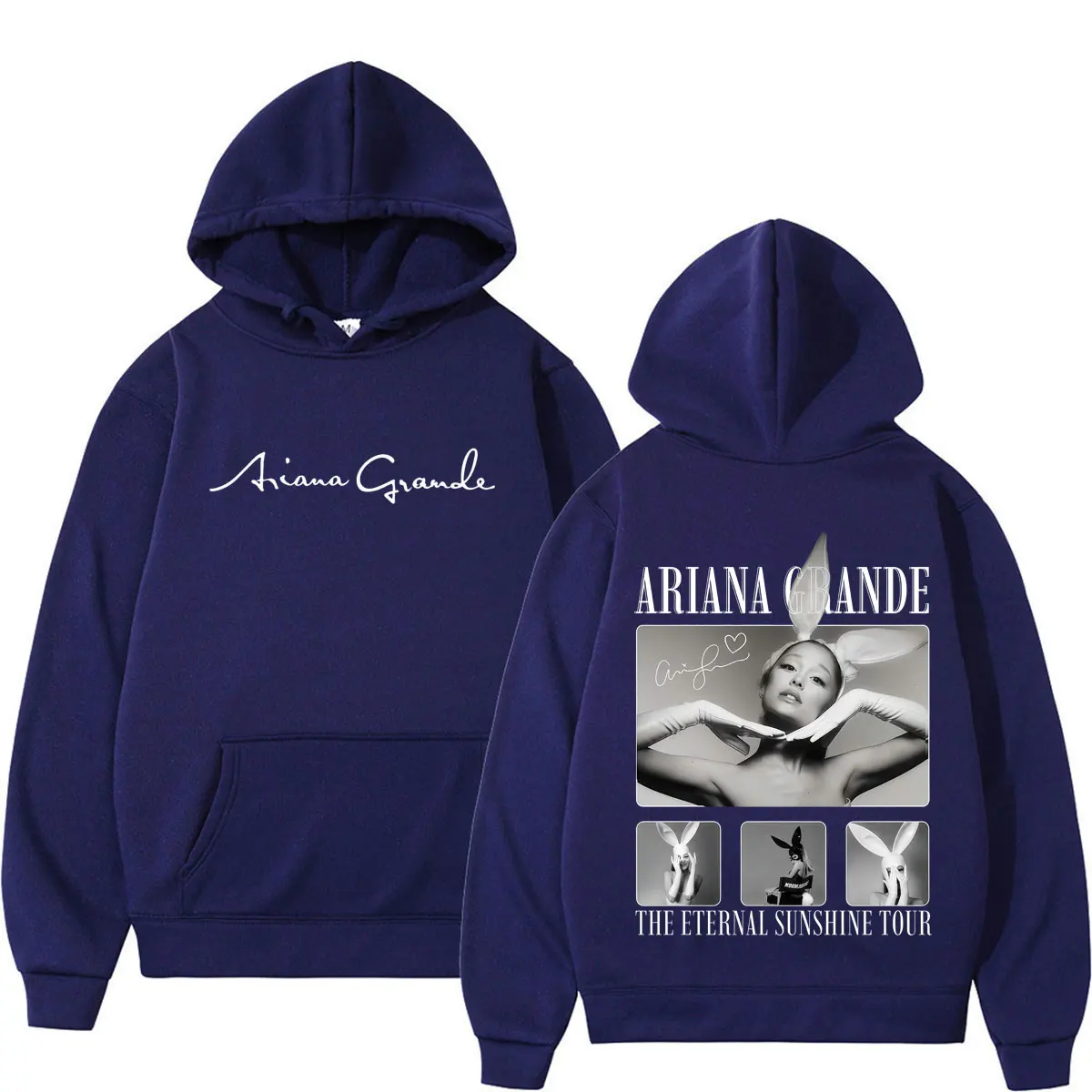 Singer Ariana Grande Album Tour 2026 Print Hoodie Men Women Fashion Sweatshirt Long Sleeves Casual Vintage Oversized Pullover