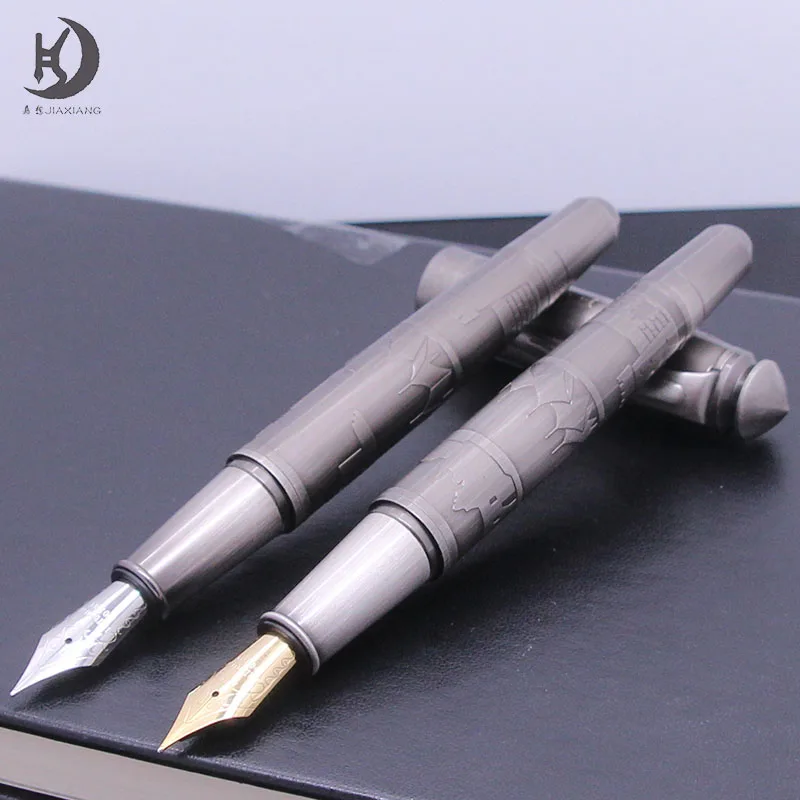 

1 PCS JD-021 Saudi Arabian Pen Copper Body Iridium Nib Heavy Weight Best Writing Ink Fountain pen