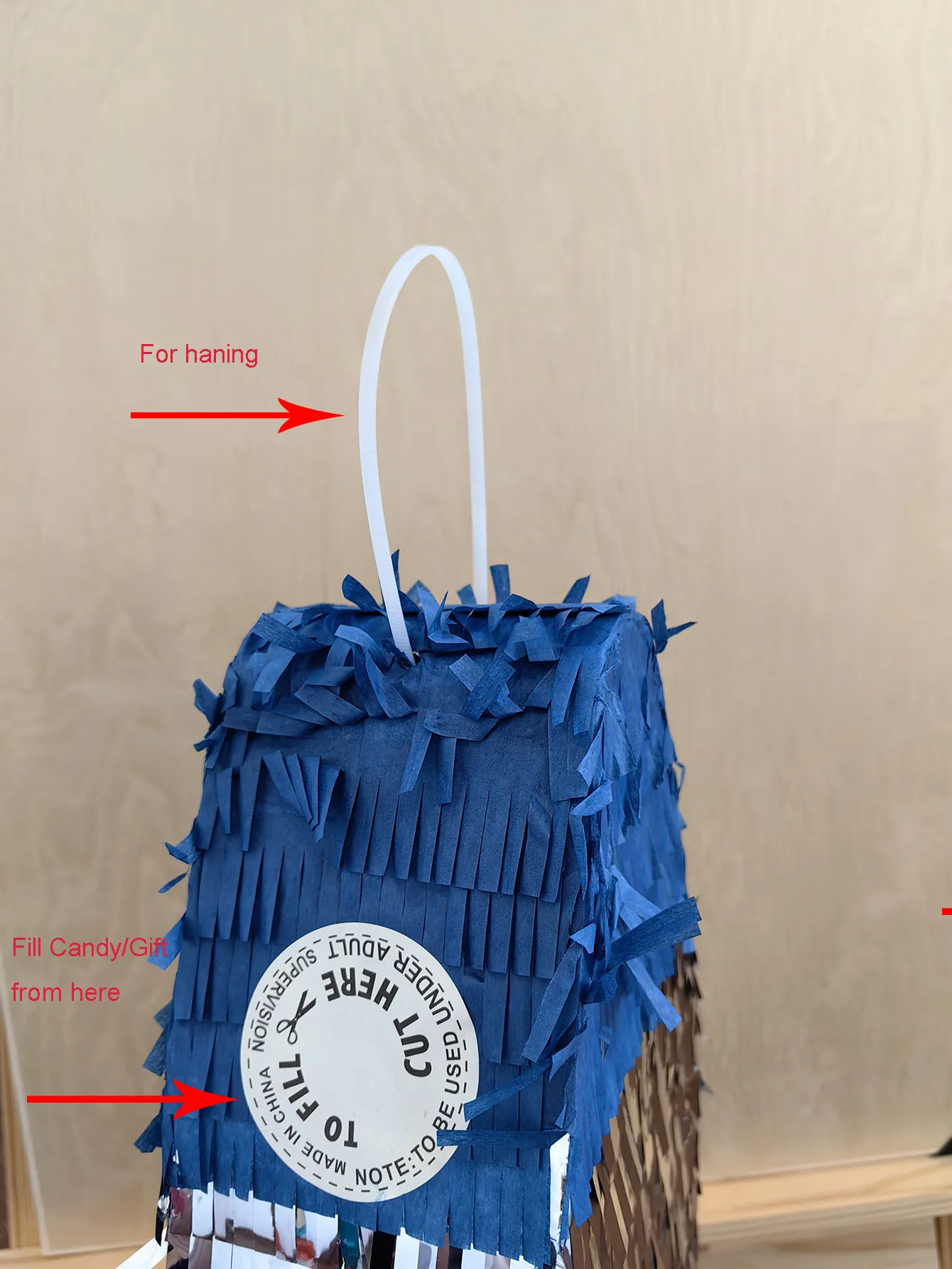 Nislai® Piñata hippocampe | Idéal pour fête d'anniversaire de fille