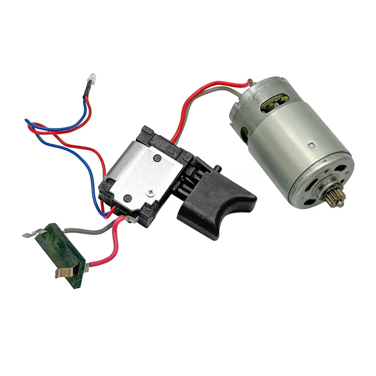 

AA25 Power Drill Motor Switch Assembly for 12V Dual Speed Lithium Cordless Drill 12 Tooth Motor Replacement Parts