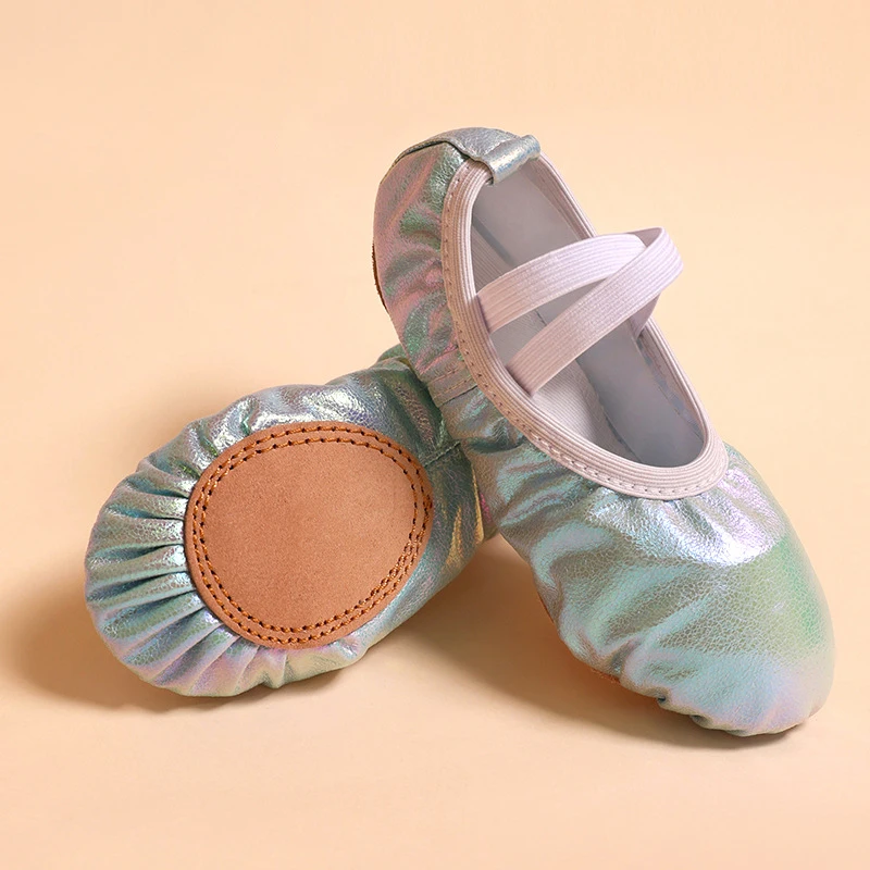 Dance Shoes with Soft Soles Specifically Designed for Womens and Childrens Dance Practice Non Tied Cat Paw Shaped Ballet Shoes