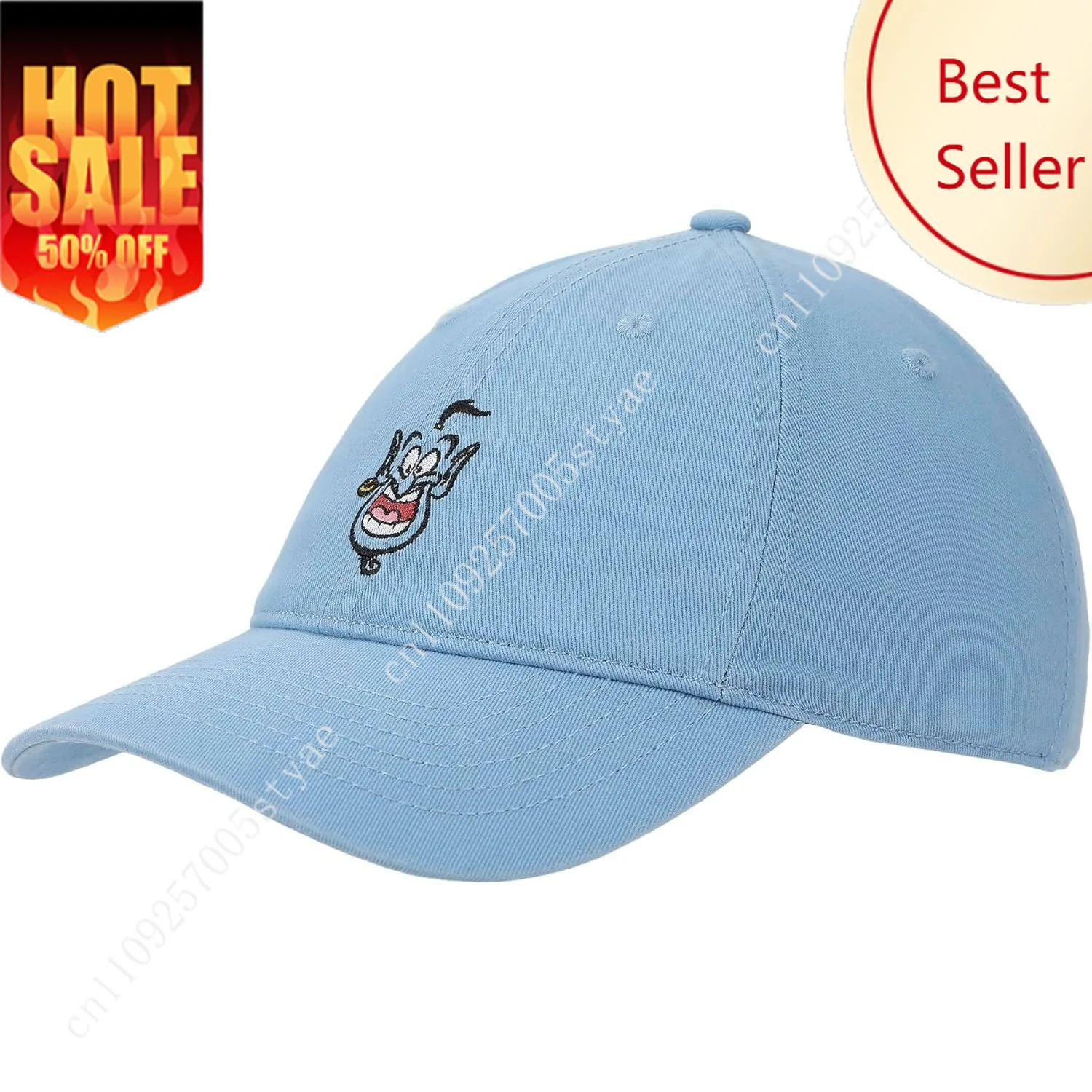 

Bioworld Disney Aladdin Genie Men's Blue Unstructured Baseball Cap