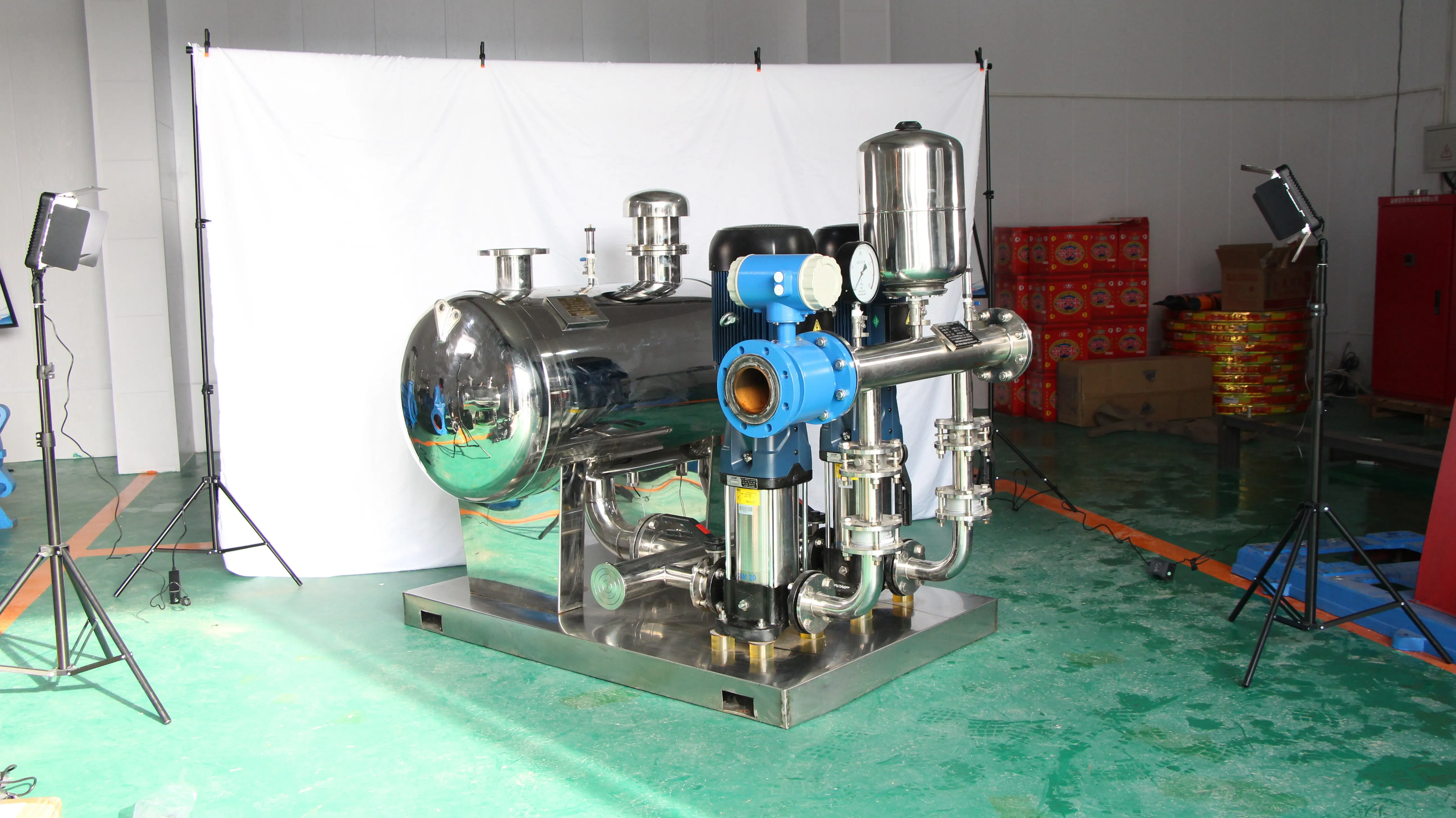 CQC Certified Non-negative Pressure Variable Frequency Water Supply Equipment, Intelligent Control.