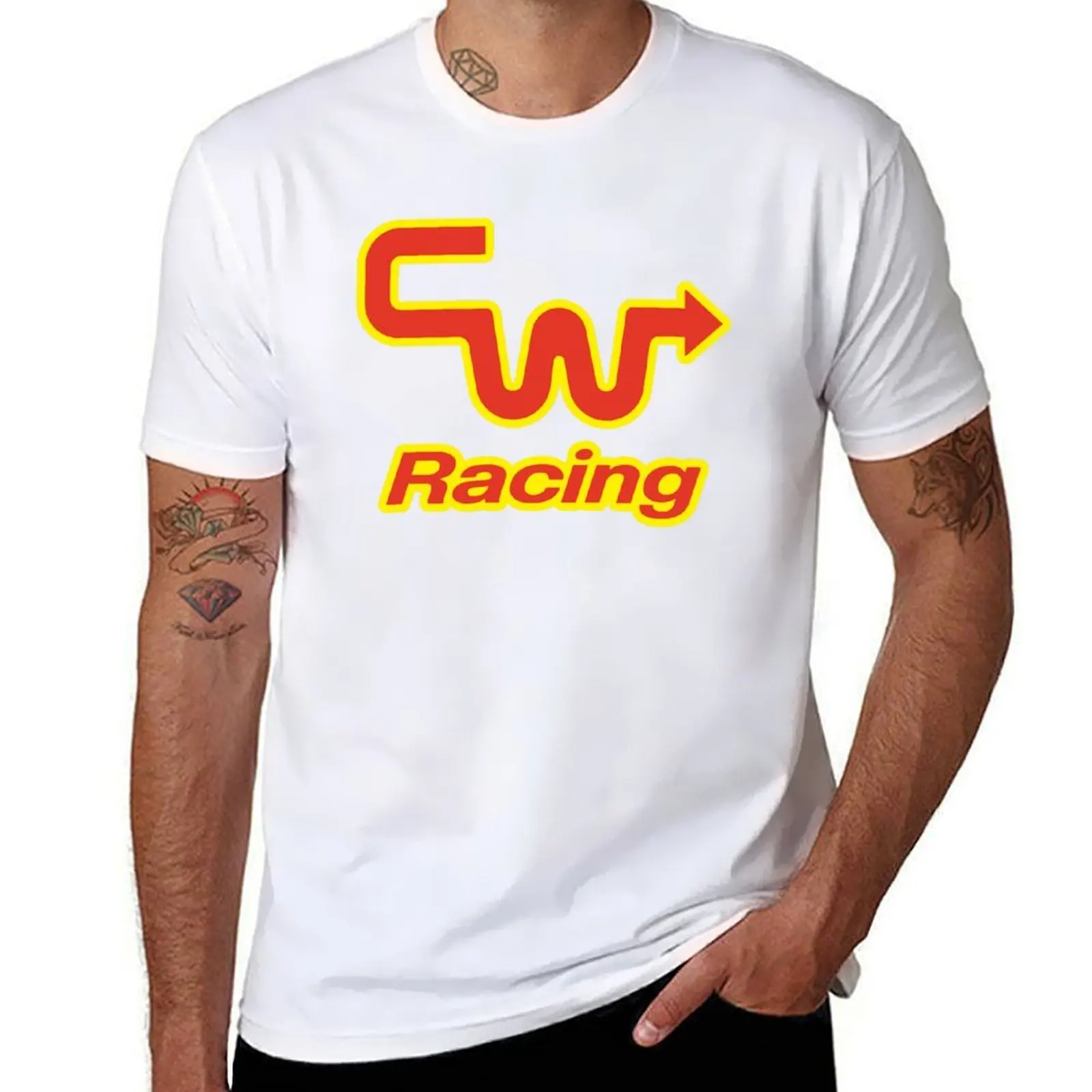 

BMX CW Racing red and yellow BMX T-Shirt t shirts for man graphic funny t shirts designer T-Shirt