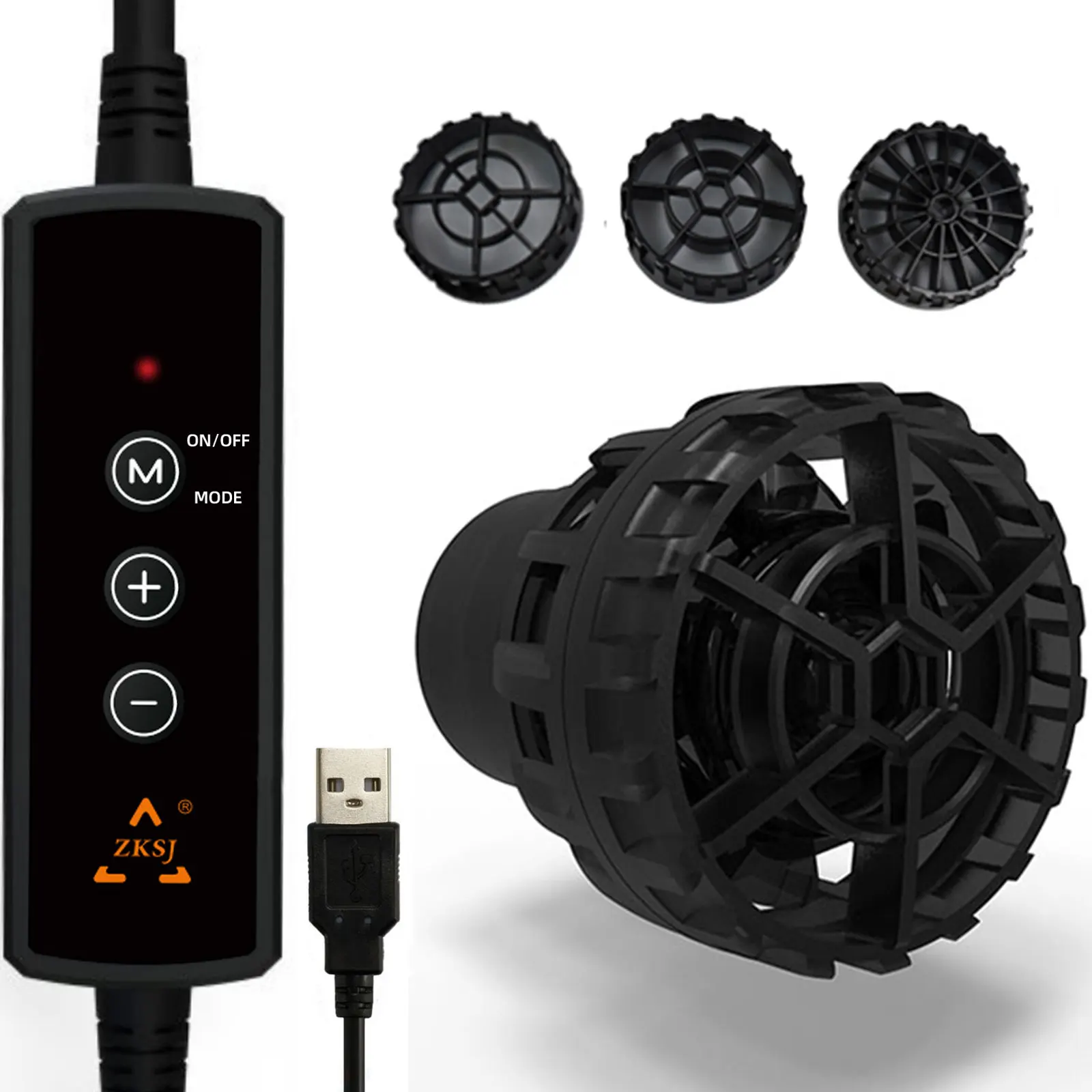 Aquarium Wave Pump Slim2000L/H DC5V Wave Filter Pump Fish Tank Wave Pump Small And Quiet