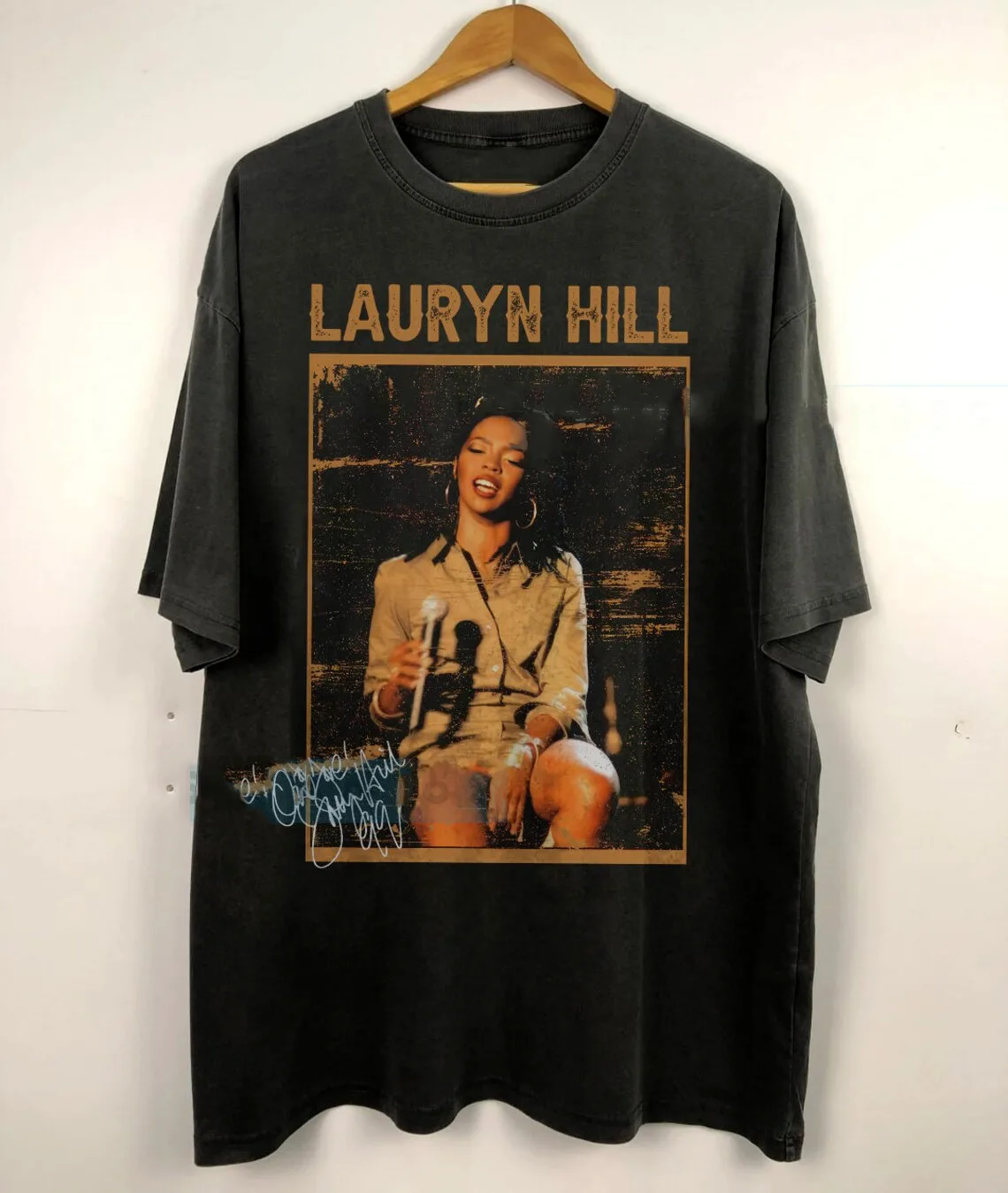 Lauryn Hill Fans T Shirt Full Size S-5XL Cotton Black Short Sleeve Unisex