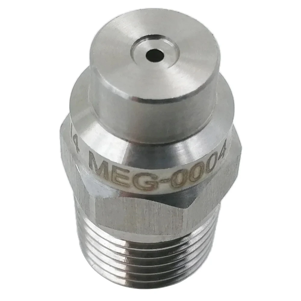 Solid Stream Nozzle with Needle Jet, High Pressure Straight Solid Stream , Solid Cone Spray, 1/4 Thread