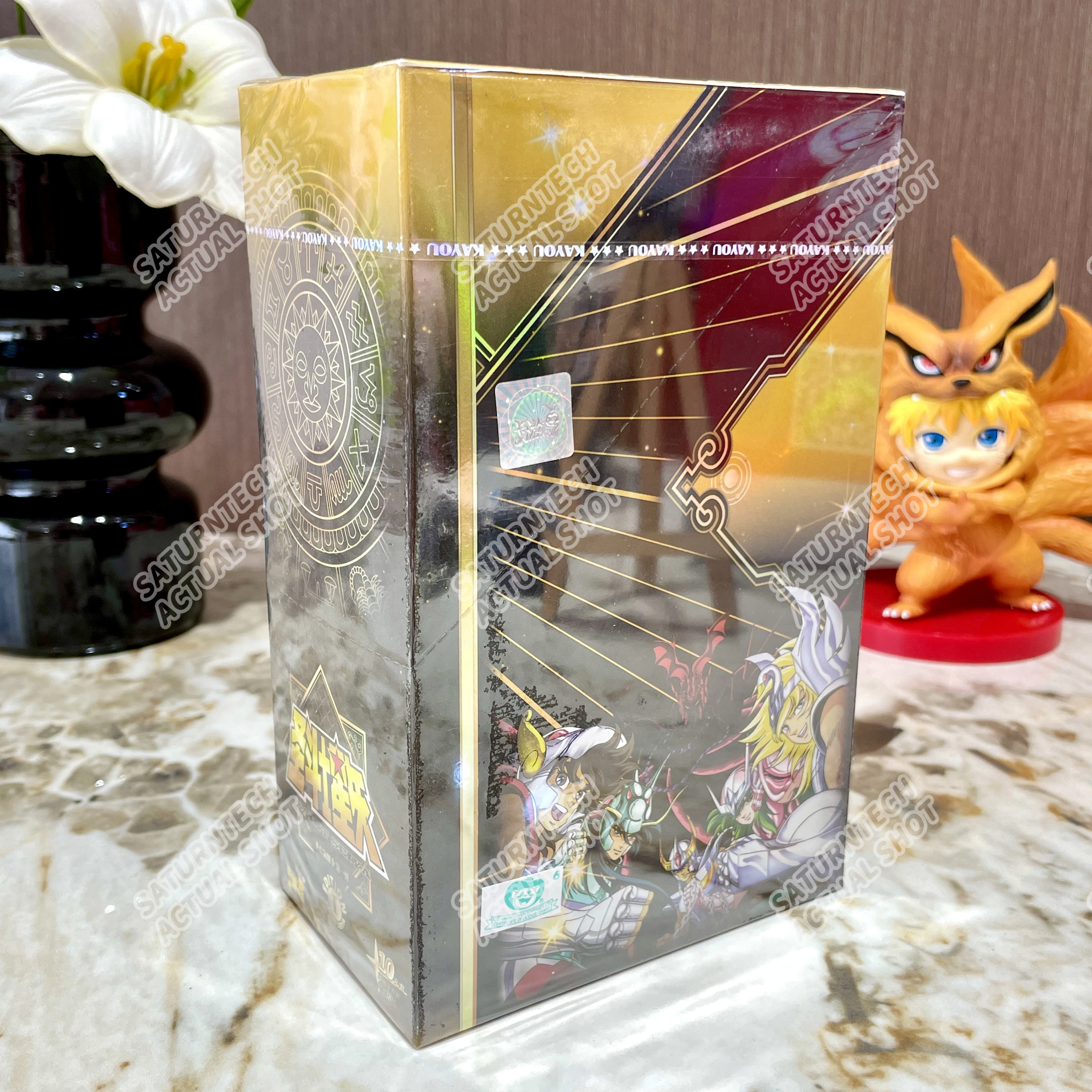 Kayou 聖闘士星矢 カードクロス覚醒 Vol.4 パック レア SE BP ミステリーボックス アニメコレクションカード 誕生日 子供のおもちゃ ギフト