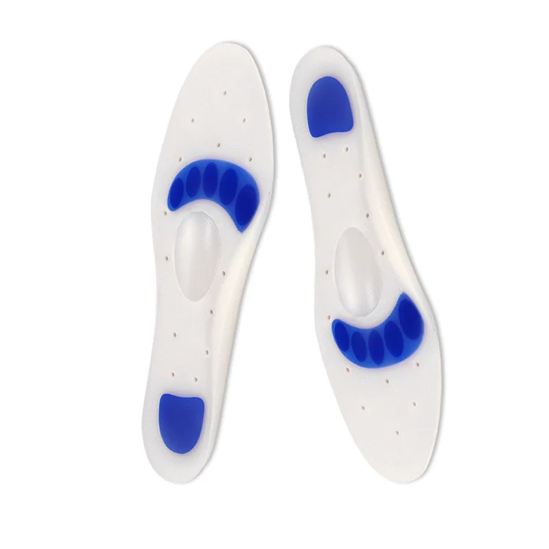Silicone Gel Orthopedic Sports Insoles Pads For Shoes Soes Flat Feet Arch Support Corrector Plantar Fasciitis Heel Spur Shoe Pad