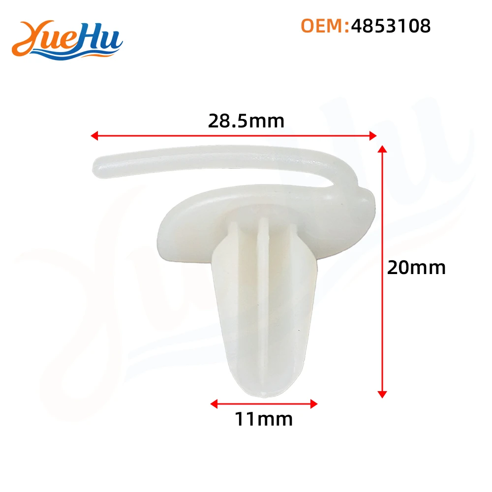 YUEHU 20PCS Front Rear Door Quarter Panel Body Side Molding Fastener Clips For GM 4853108