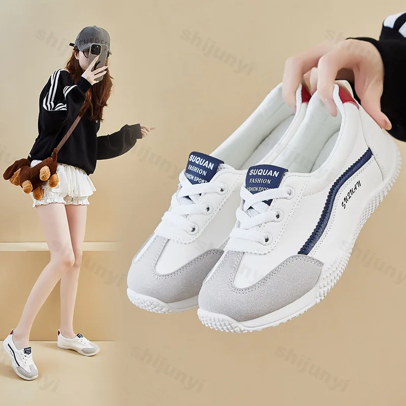 

Женская повседневная спортивная обувь, осень 2023, удобные модные противоскользящие кроссовки, уличные кроссовки на мягкой подошве, Zapatos Mujer