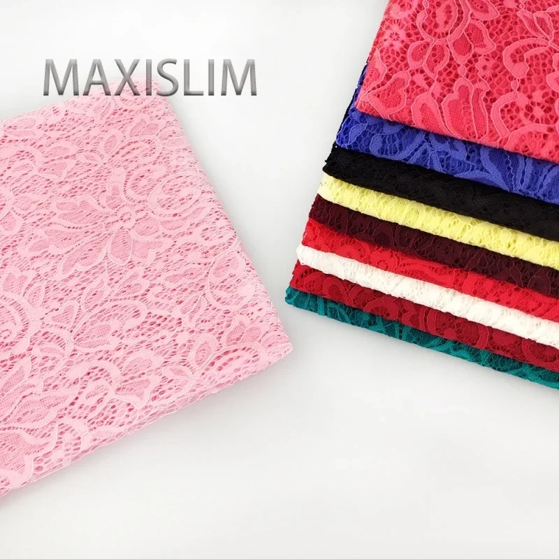 DIY Sewing Lace Fabrics Classic Four Sided Elastic Lace Fabric, Hollowed Out Lace Fabric In Stock Dress Fabric Wide:150CM