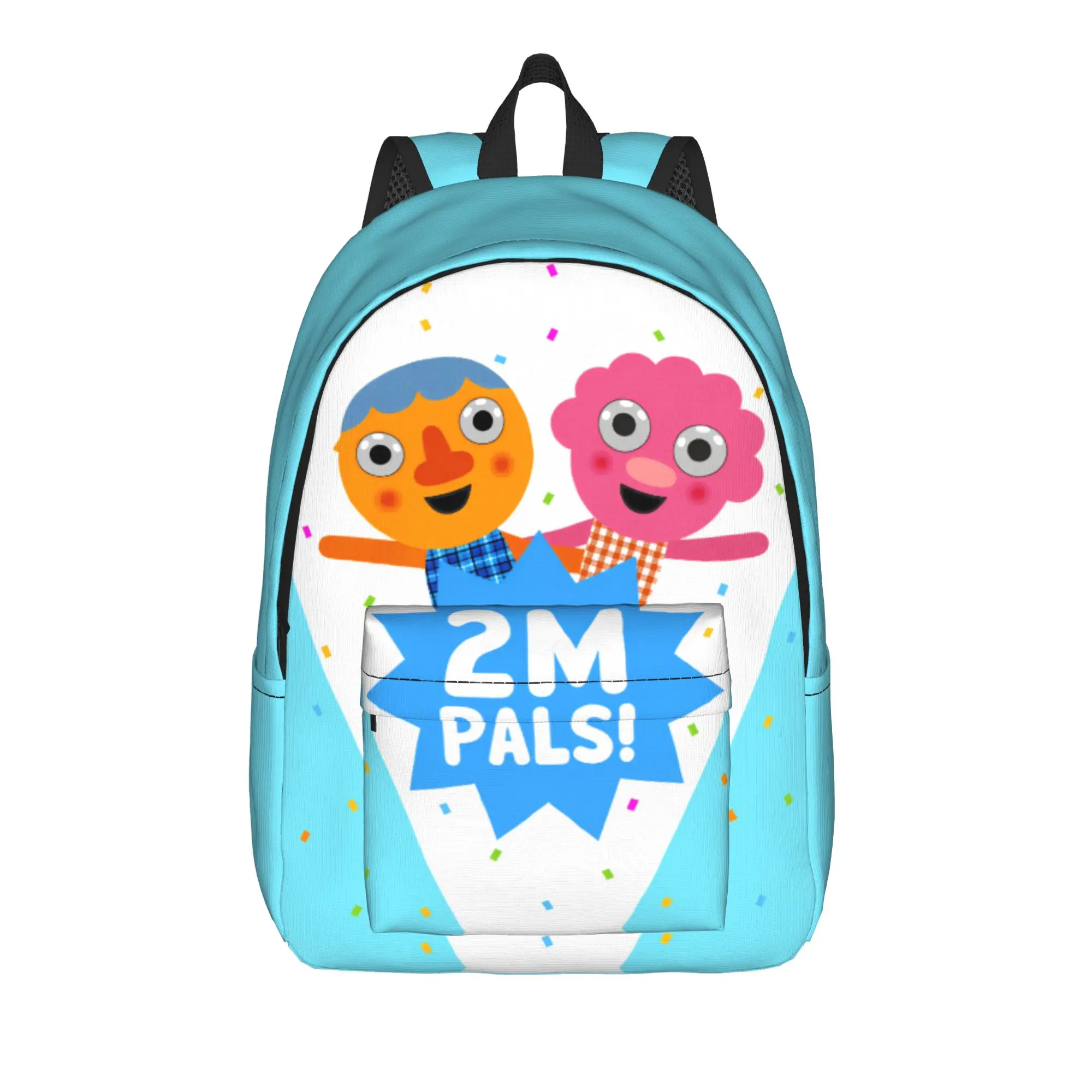 Noodle & Pals  Backpack Female Super Simple  Face Breathable Backpacks Polyester Fun High School Bags Travel Designer Rucksack