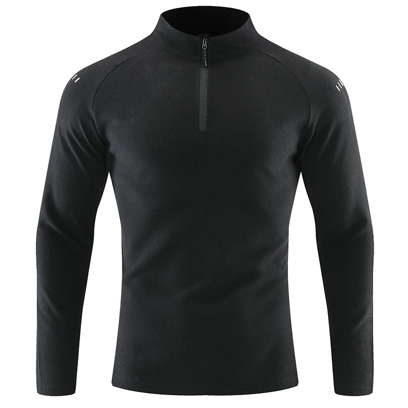 

New Men Sportswear Fitness Top Gym Shirts Breathable Slim Long-sleeved T-shirt Running Training Clothes Sportswear Breathable