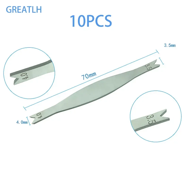 

10pcs 75mm 105mm Braunstein Eye Fixed Caliper Titanium Alloy Stainless Steel Ophthalmic Eye Surgical Tools 3.5-4.0/5.5-6.0