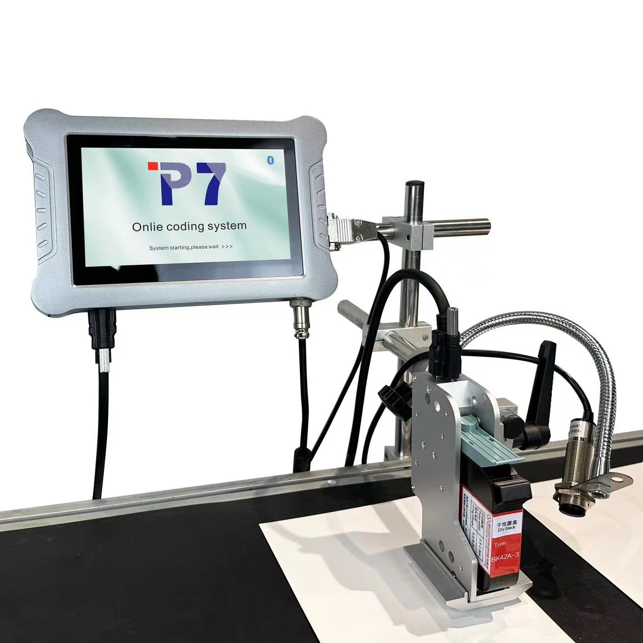 

Hot Selling Newest Automatic Online Thermal Production Line Continuous Plastic Bottle Inkjet Batch Coding Machine Printer