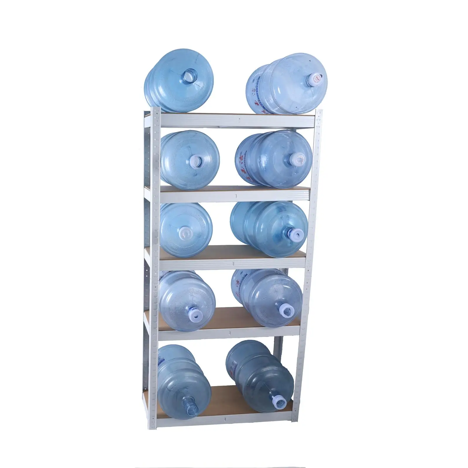 Adjustable 5-Tier Heavy Duty Storage Rack - White Metal Shelving Unit for Garage, Basement & Pantry, 29W x 12D x 59H