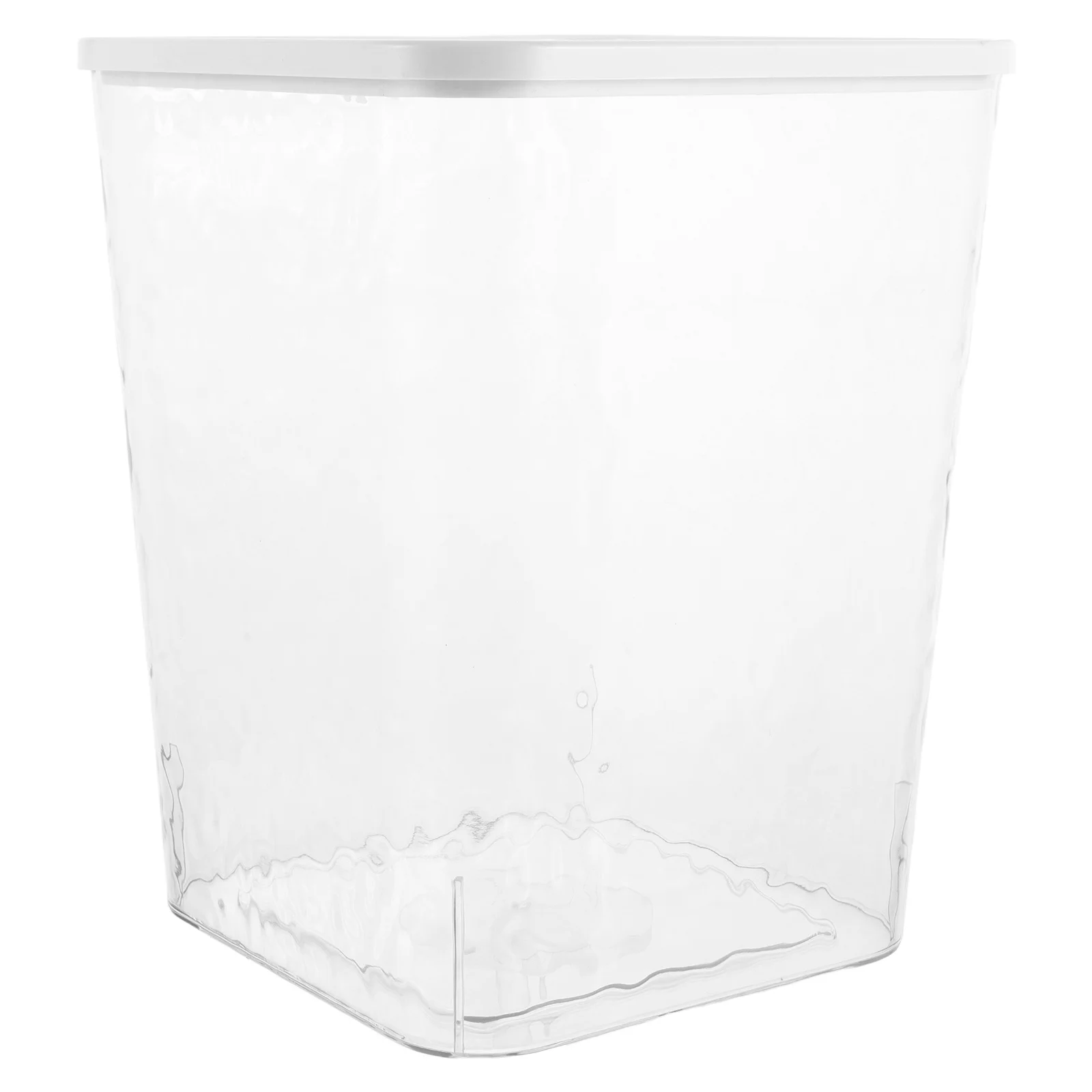 

Transparent Household Trash Can Large Capacity for Kitchen Bathroom Living Room Modern Plastic Waste Bin Trash Cans for Bathroom