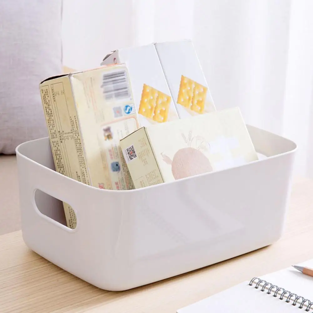 Storage Bin Useful Desktop Storage Box Sundries Snack Storage Basket Rectangular Storage Organizer органайзер для косметии