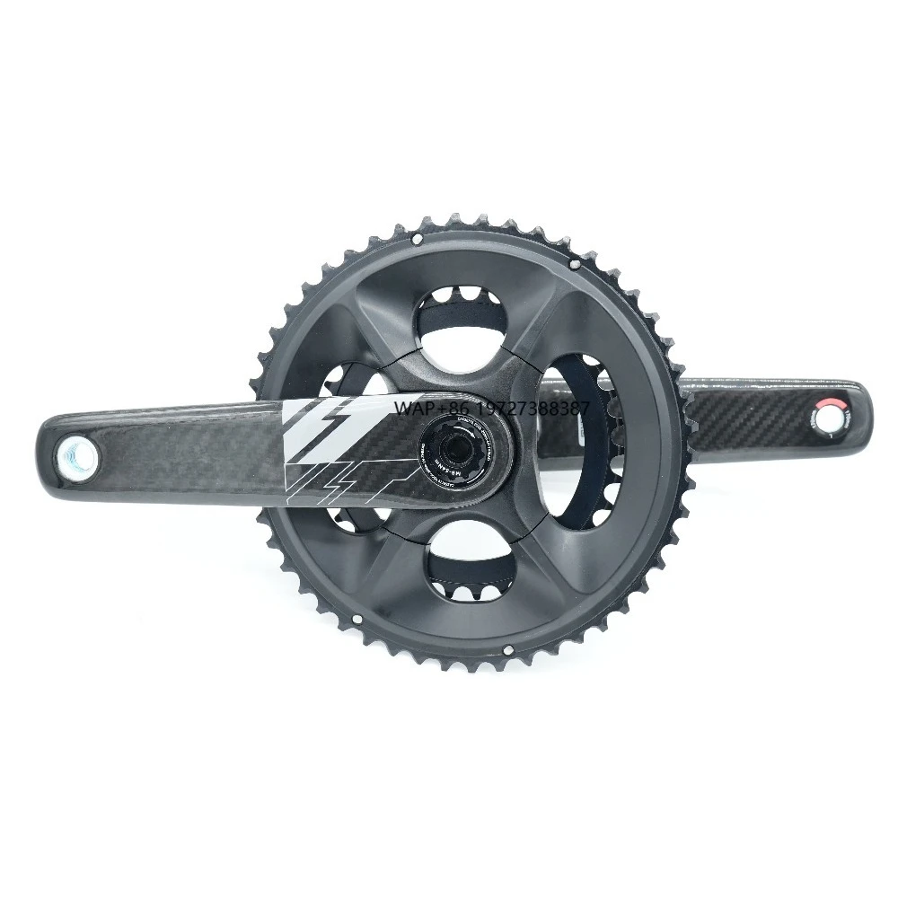 

New Bicycle Parts Carbon Fiber 162.5-175mm Bike Crankset 50/34T or 52/36T Compatibility for Road Bicycles
